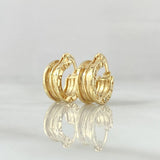 Hoop Earrings BV 4.45gr / 1.5cm / Yellow Gold 18K *