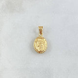 Pendant Archangel Saint Raphael 0.6gr / 2cm / Yellow Gold 18K