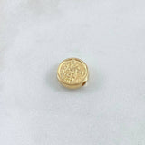Charm San Miguel Arcangel 0.6gr / 1cm / Yellow Gold Drum 18K