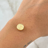 Charm San Miguel Arcangel 0.6gr / 1cm / Yellow Gold Drum 18K