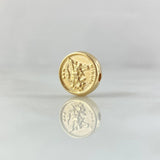 Charm San Miguel Arcangel 0.6gr / 1cm / Yellow Gold Drum 18K