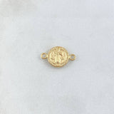Herraje San Benito 0.6gr / 1.7cm / Oro Amarillo 18K