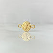 Charm San Benito 0.55gr / 0.7in / Stamped 18K Gold ©