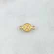 Herraje Letra X 0.45gr / 1.5cm / Circulo Bordeado Oro Amarillo 18K *