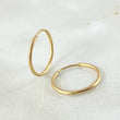 Polished Hoop Earrings 0.55gr / 1.3cm / 18K Gold