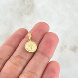 San Benito Pendant 0.45gr / 3/4 in / 18K Yellow Gold