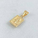 Double-Sided Frame Pendant 0.5gr / 1.7cm / 18K Gold