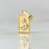 Double-Sided Frame Pendant 0.5gr / 1.7cm / 18K Gold ©