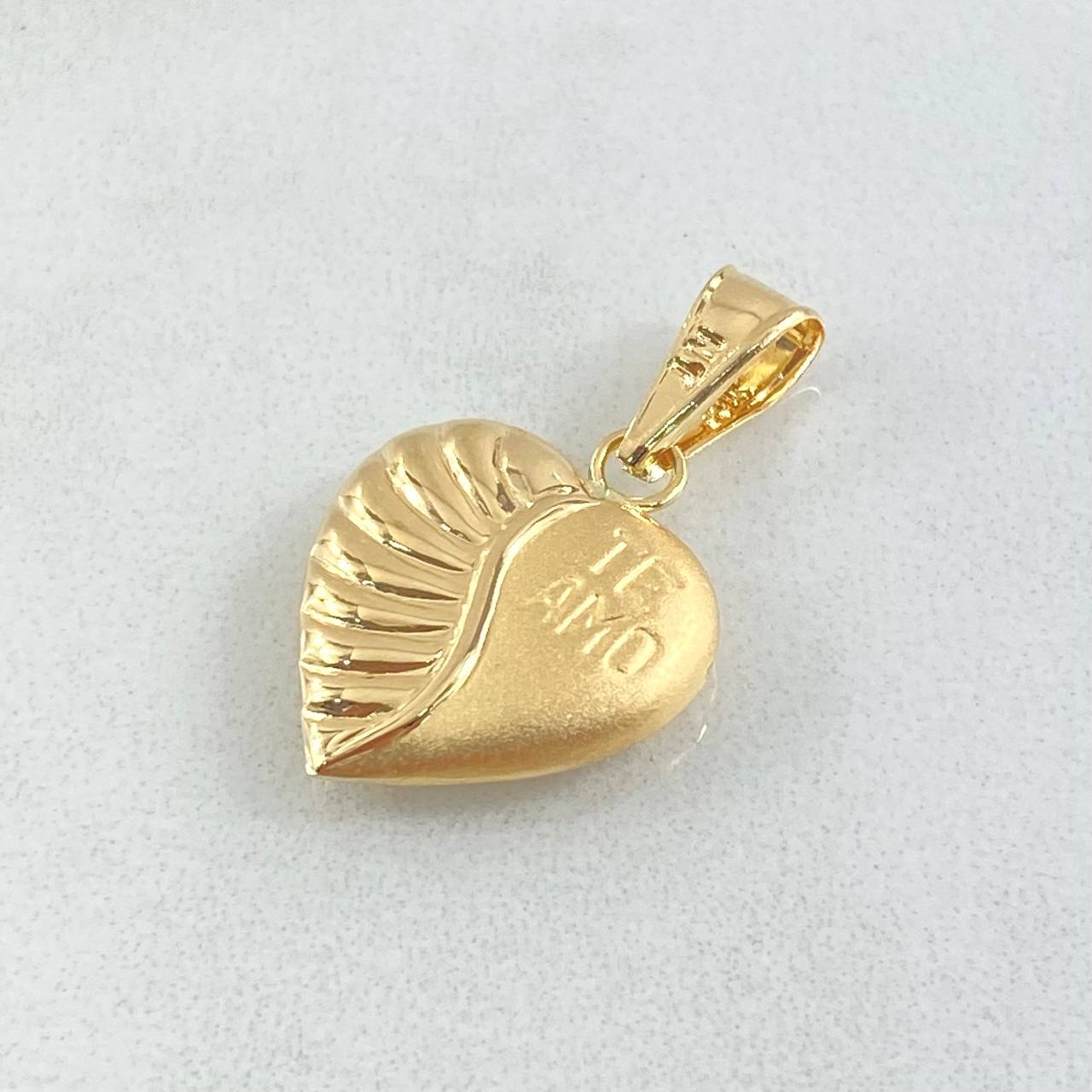 Pendant Heart I Love You 1.1gr / 2.5cm / 18K Gold ©