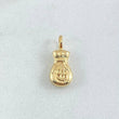 Pendant Money Bag 0.4gr / 1.6cm (0.6in) / 18K Gold ©