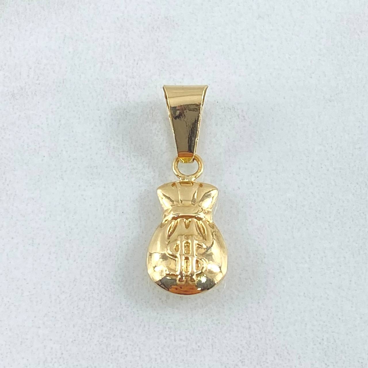 Money Bag Pendant 0.75gr / 2.3cm / 18K Gold *
