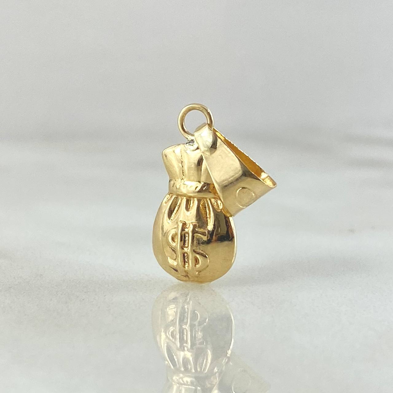 Money Bag Pendant 0.75gr / 2.3cm / 18K Gold *