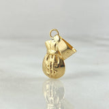 Money Bag Pendant 0.75gr / 2.3cm / 18K Gold *