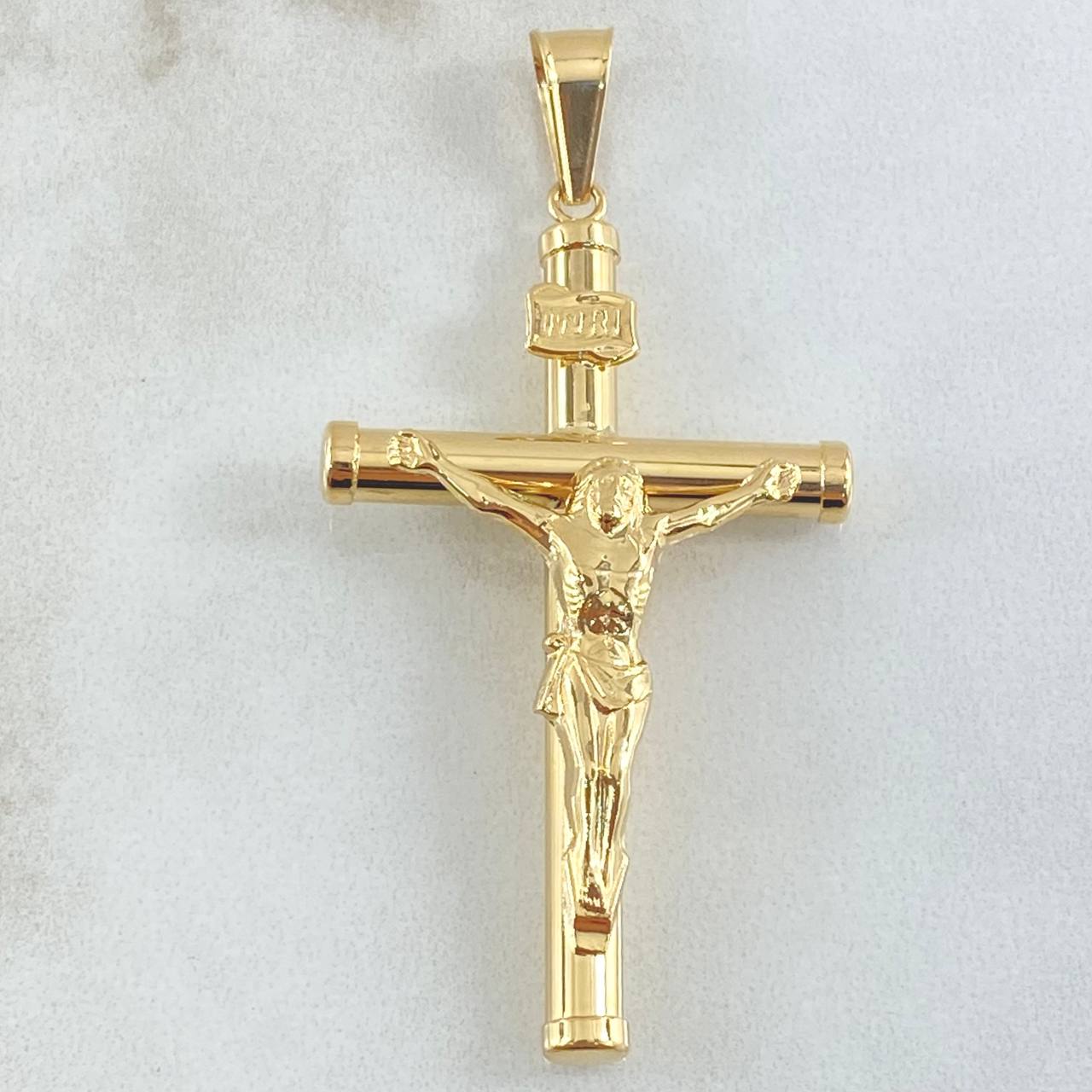 Pendant Cross Christ 2.95gr / 2 1/4 in / 18K Gold