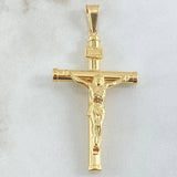 Pendant Cross Christ 2.95gr / 2 1/4 in / 18K Gold