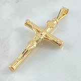 Pendant Cross Christ 2.95gr / 2 1/4 in / 18K Gold