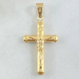 Pendant Christ Cross 1.65gr / 4cm / 18K Gold ©