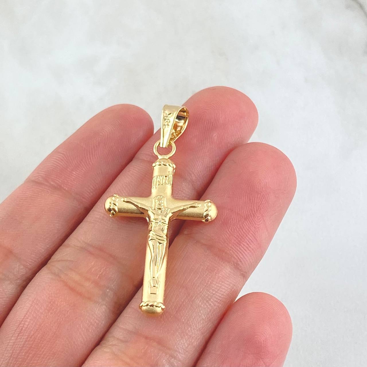 Christ Cross Pendant 1.7gr / 4cm / 18K Gold