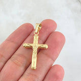 Christ Cross Pendant 1.7gr / 4cm / 18K Gold