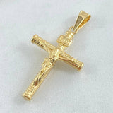 Dije Cruz Cristo 1.25gr / 1 1/2 in / Oro Amarillo 18K