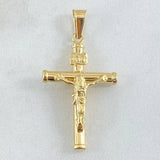 Dije Cruz Cristo 1.25gr / 1 1/2 in / Oro Amarillo 18K *