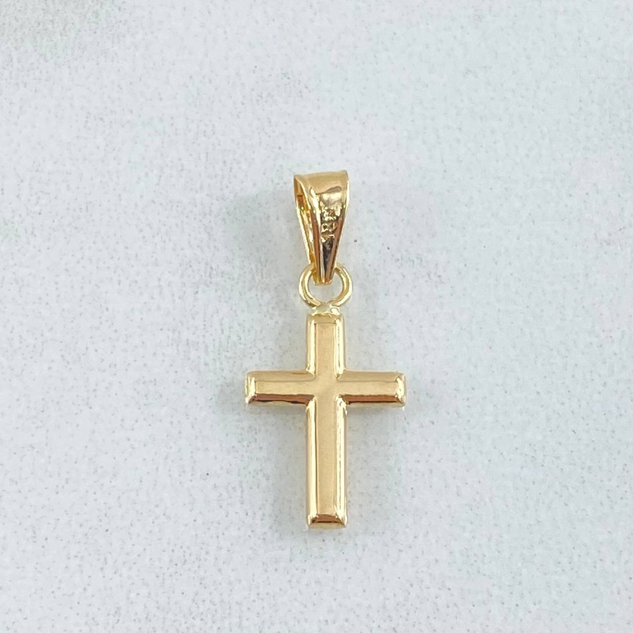 Pendant Cross 0.35gr / 0.8in / 18K Gold ©