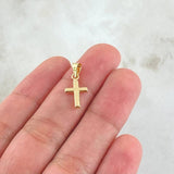 Pendant Cross 0.35gr / 2cm / 18K Gold
