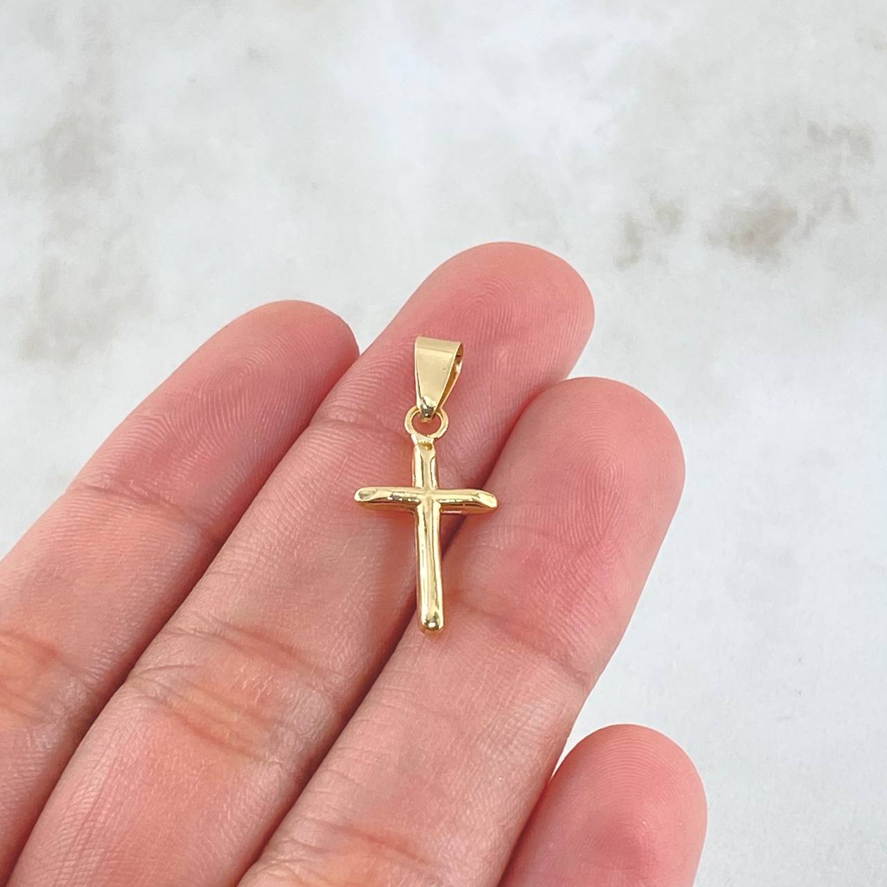 Pendant Cross 0.5gr / 2.6cm / 18K Gold ©