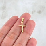 Cross Pendant 0.5gr / 2.5cm / 18K Gold *