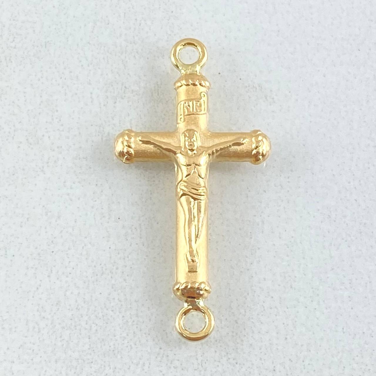 Charm Cross Christ 0.75gr / 2.5cm / 18K Gold *