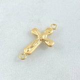 Charm Cross Christ 0.55gr / 2.5cm / 18K Gold *