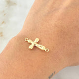Charm Cross Christ 0.55gr / 2.5cm / 18K Gold *