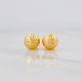 Topos Bola Diamantada 1.15g / in / 8mm Oro Amarillo 18K
