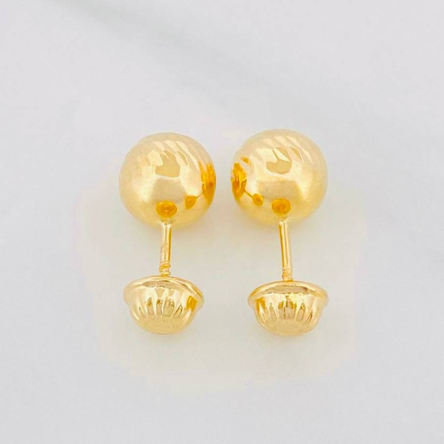 Topos Bola Diamantada 1.15g / in / 8mm Oro Amarillo 18K