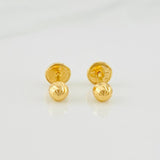 Topos Bola Diamantada 0.5g / in / 4mm Oro Amarillo 18K