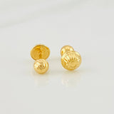 Topos Bola Diamantada 0.5g / in / 4mm Oro Amarillo 18K