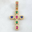 Pendant Dense Cross 4.95gr / 4.5cm / 18K Gold *