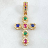 Pendant Dense Cross 4.95gr / 4.5cm / 18K Gold *