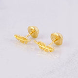 Topos Pluma 0.7g / in / 8.8mm Oro Amarillo 18K