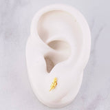 Topos Pluma 0.7g / in / 8.8mm Oro Amarillo 18K