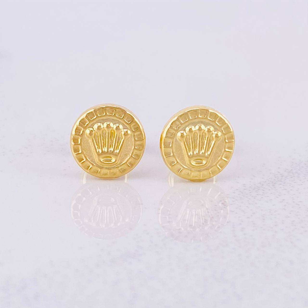 Topos Sello Corona 0.7g / in / 7.7mm Oro Amarillo 18K