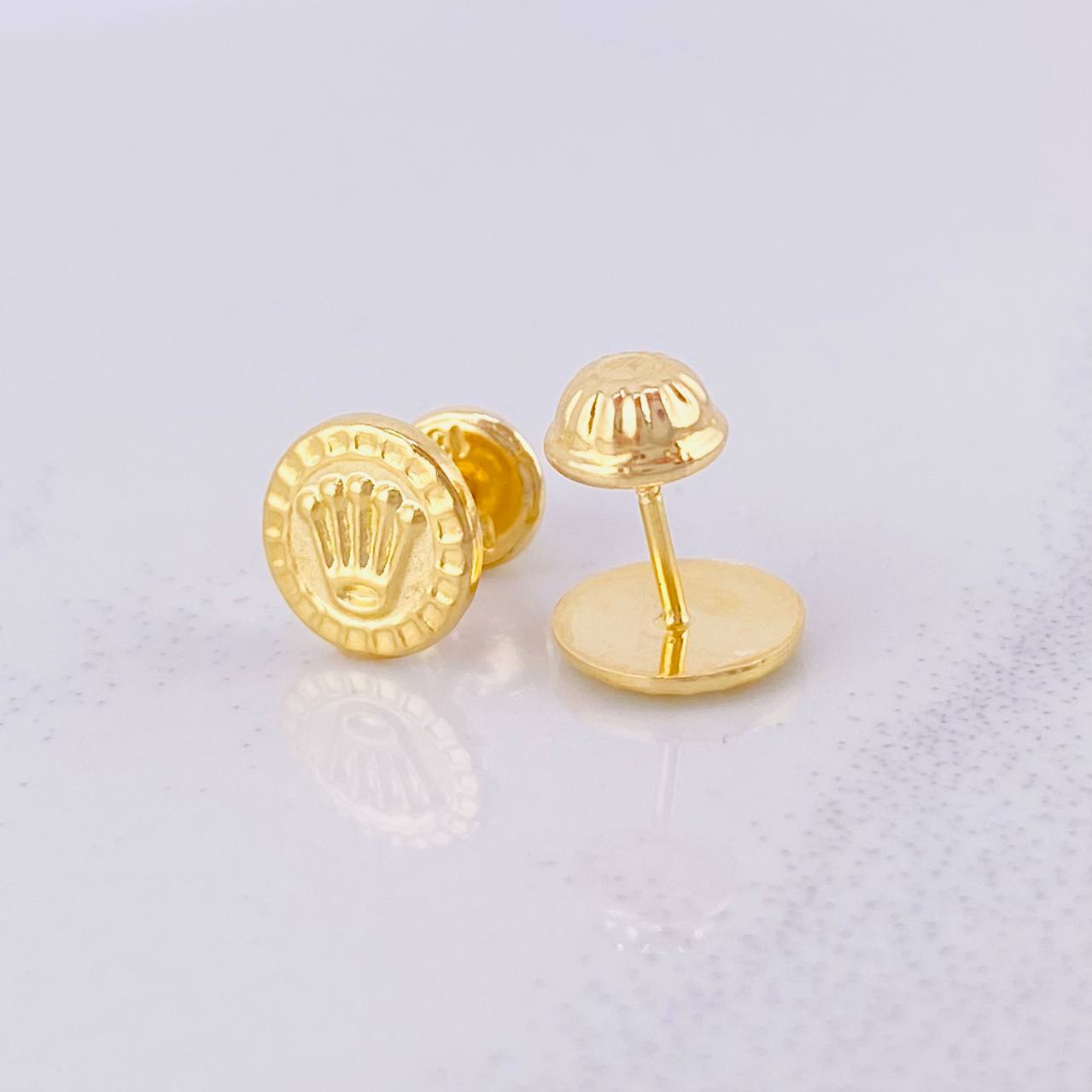 Topos Sello Corona 0.7g / in / 7.1mm Oro Amarillo 18K