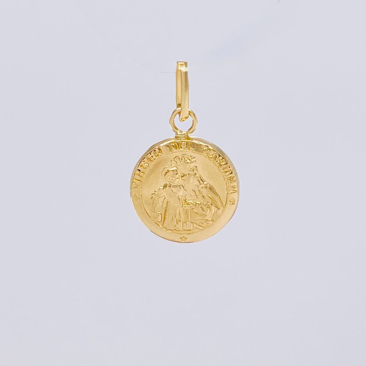Dije Virgen del Carmen 0.6g / 3/4 in Oro Amarillo 18K
