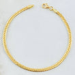 Flat Snake Bracelet 2.9gr / 7 3/4 in / 2.9mm Yellow Gold +3 18K *
