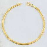 Flat Snake Bracelet 2.9gr / 7 3/4 in / 2.9mm Yellow Gold +3 18K *
