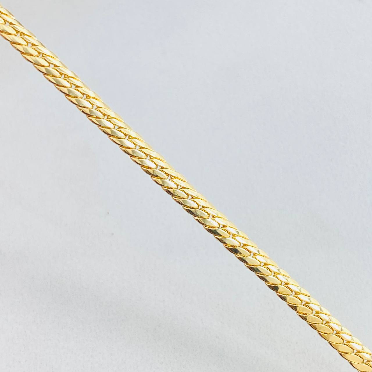 Flat Snake Bracelet 2.9gr / 7 3/4 in / 2.9mm Yellow Gold +3 18K *