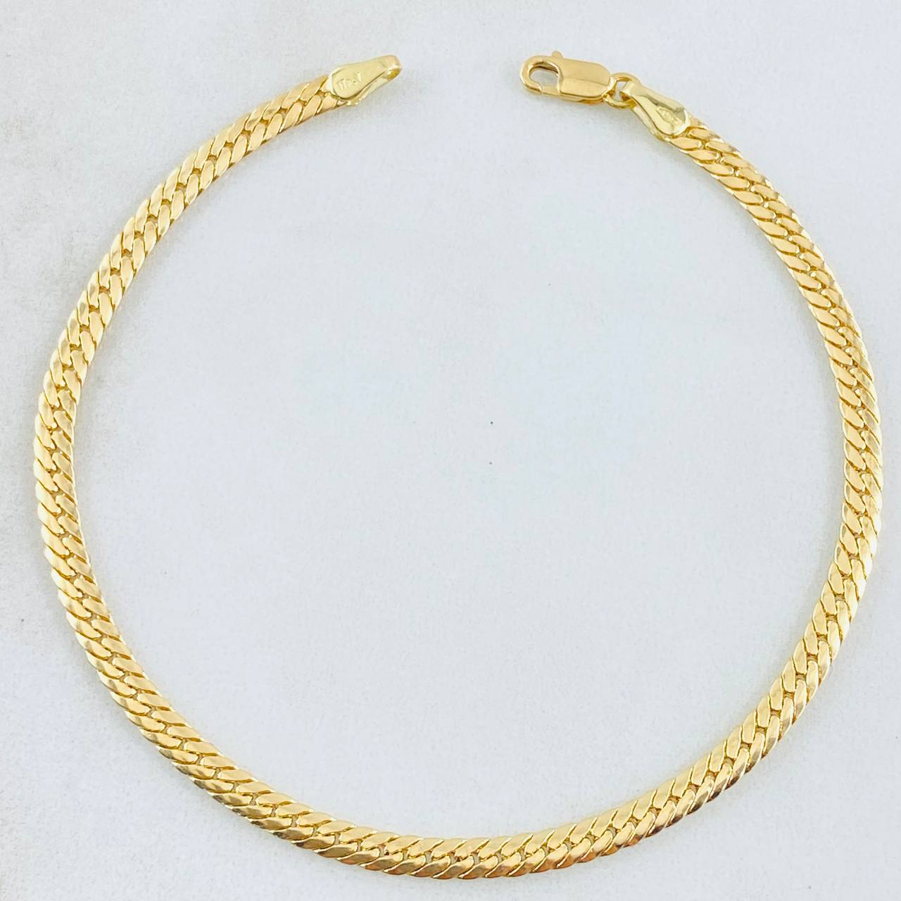Pulso Serpiente 2.75gr / 7 1/2 in / 3.1mm Oro Amarillo +3 18K