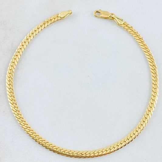 Pulso Serpiente 2.75gr / 7 1/2 in / 3.1mm Oro Amarillo +3 18K