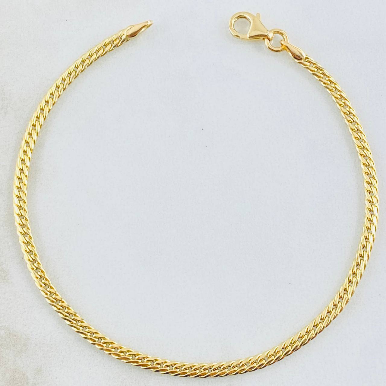 Pulso Serpiente 1.8gr / 7 1/4 in / 2.5mm Oro Amarillo +3 18K