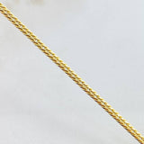 Flat Snake Bracelet 1.75gr / 7 in / 2.5mm Yellow Gold +3 18K *